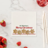 Kerstkoekjes | Aangepaste feestdag Servet (Insitu)