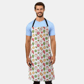 Kerstkoekjes All-Over Print Apron Schort (Gedragen)