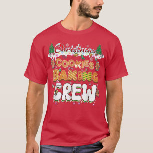Kerstkoekjes Baking Crew Baker Baking Cookies T-shirt