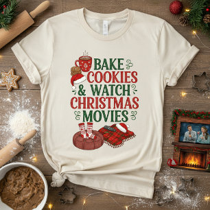 Kerstkoekjes Bakken & Kerstfilms Kijken Tri-Blend Shirt