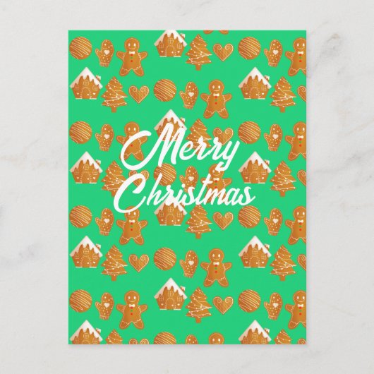 kerstkoekjes briefkaart (Voorkant)