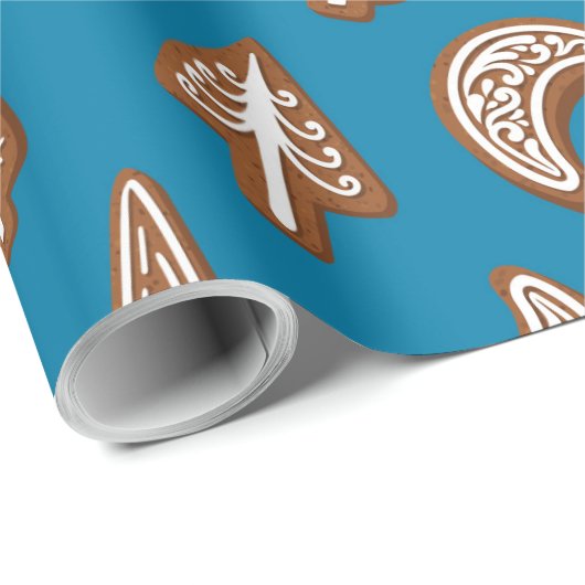 kerstkoekjes cadeaupapier (Rol Hoek)