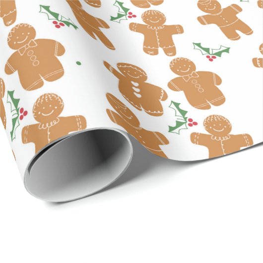 kerstkoekjes cadeaupapier (Rol Hoek)