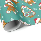 kerstkoekjes cadeaupapier (Rol Hoek)