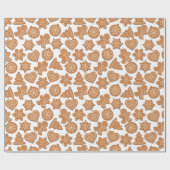 kerstkoekjes cadeaupapier (Vlak)