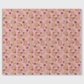 kerstkoekjes cadeaupapier (Vlak)