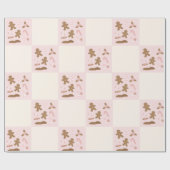 kerstkoekjes cadeaupapier (Vlak)