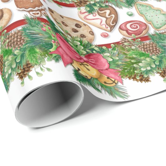 Kerstkoekjes Cadeauverpakking Cadeaupapier (Rol Hoek)