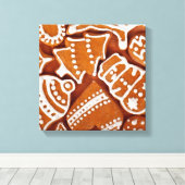 kerstkoekjes canvas afdruk (Insitu (Houten vloer))