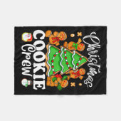 Kerstkoekjes Crew Bakteam Nieuwe Kerst Bakers Fleece Deken (Voorkant (Horizontaal))