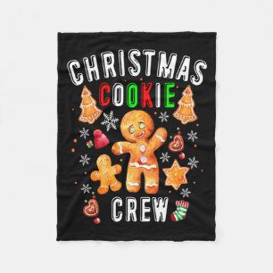 Kerstkoekjes Crew Bakteam Nieuwe Kerstbakkers Fleece Deken