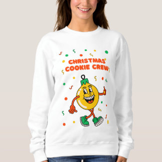 Kerstkoekjes Crew, Gele Ornament, Sweatshirt