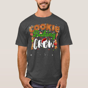 kerstkoekjes en bakbemanning Funny Matking Family T-shirt