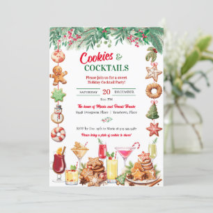 Kerstkoekjes en cocktails op vakantie kaart