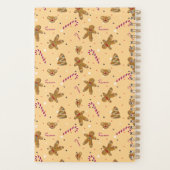 Kerstkoekjes en peperkoek mannen. Aangepaste naam Planner (Achterkant)