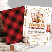 Kerstkoekjes en warme chocolademelk Jongens verjaa Kaart