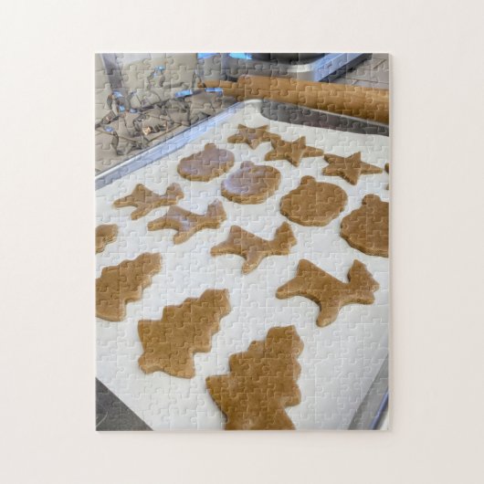 kerstkoekjes eten legpuzzel (Verticaal)