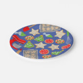 KERSTKOEKJES FEEST PAPIEREN BORDJE (Gekanteld)