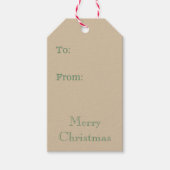 kerstkoekjes feestdag cadeautjes Labels Cadeaulabel (Voorkant)