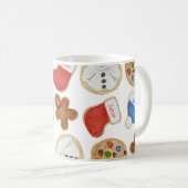 Kerstkoekjes Gingerbread Man Aangepaste Naam Koffiemok (Voorkant rechts)