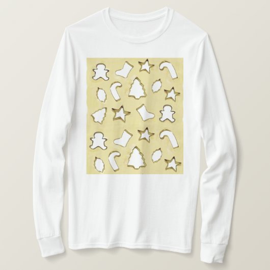 Kerstkoekjes Holiday Baking T-shirt (Design voorkant)