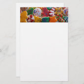 Kerstkoekjes, ik Colorful Holiday Baking Briefpapier (Voorkant / Achterkant)