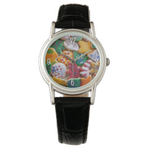 Kerstkoekjes, ik Colorful Holiday Baking Horloge