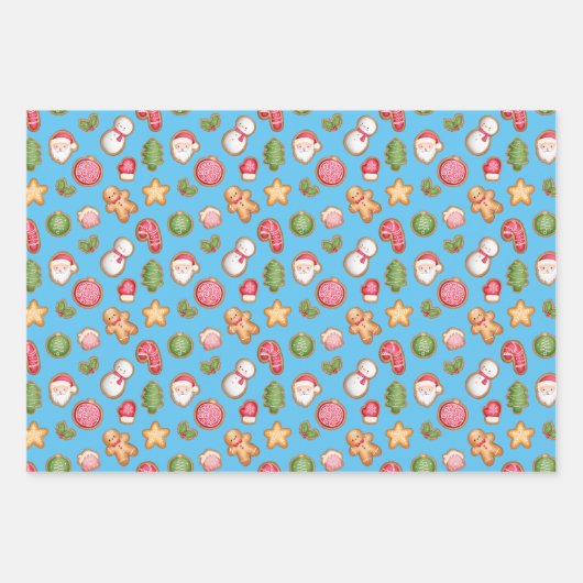 Kerstkoekjes Inpakpapier Vel (Voorkant 2)