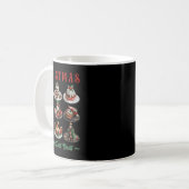 Kerstkoekjes Kerstcalorieën tellen niet gezond Koffiemok (Voorkant links)