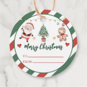 Kerstkoekjes Kerstfeest Bedankjes Labels (Achterkant)