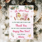 Kerstkoekjes Kerstfeest Dank u Kaart