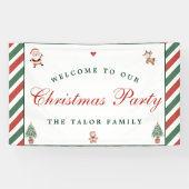 Kerstkoekjes Kerstfeest Spandoek (Horizontaal)