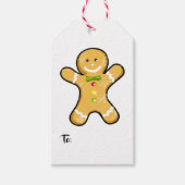 kerstkoekjes koekje met cadeaus Gift Labels Cadeaulabel (Voorkant)