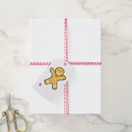 kerstkoekjes koekje met cadeaus Gift Labels Cadeaulabel (Met Touw)