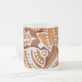 kerstkoekjes matglas koffiemok (Voorkant links)