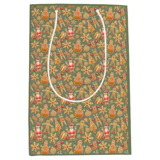 kerstkoekjes medium cadeauzakje (Voorkant)