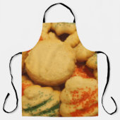 Kerstkoekjes met suikerprinsjes schort (Voorkant)