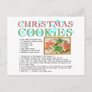 Kerstkoekjes Ontvang Briefkaart