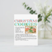 Kerstkoekjes Ontvang Briefkaart (Staand voorkant)