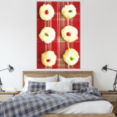 Kerstkoekjes op geplakt 2 doek canvas afdruk (Insitu (Slaapkamer))