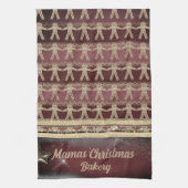 kerstkoekjes op maat theedoek (Verticaal)