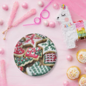 Kerstkoekjes Papieren Bordje (Feest)