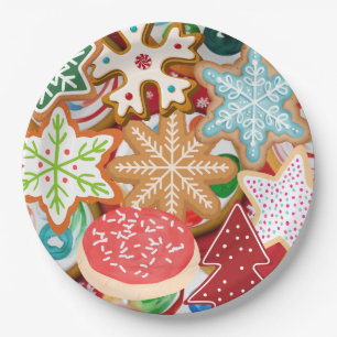 Kerstkoekjes Papieren Bordje