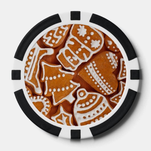 kerstkoekjes poker chips (Voorkant)