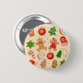 Kerstkoekjes Ronde Button 5,7 Cm (Voorkant /achterkant)