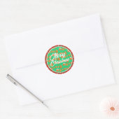 kerstkoekjes ronde sticker (Envelop)
