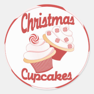 kerstkoekjes ronde sticker