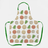 kerstkoekjes schort (Voorkant)