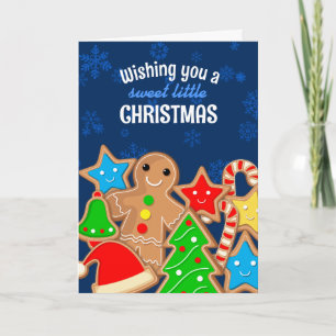 kerstkoekjes snoep chocolade bakken feestdagen kaart