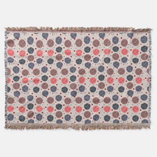 Kerstkoekjes Spinkles Bakery Ditsy Pattern Deken (Voorkant)